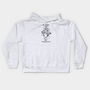 Cupid Too Sober For Valentine's Kids Hoodie